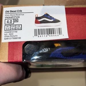 6/9 Months Vans Crib Shoes NIB